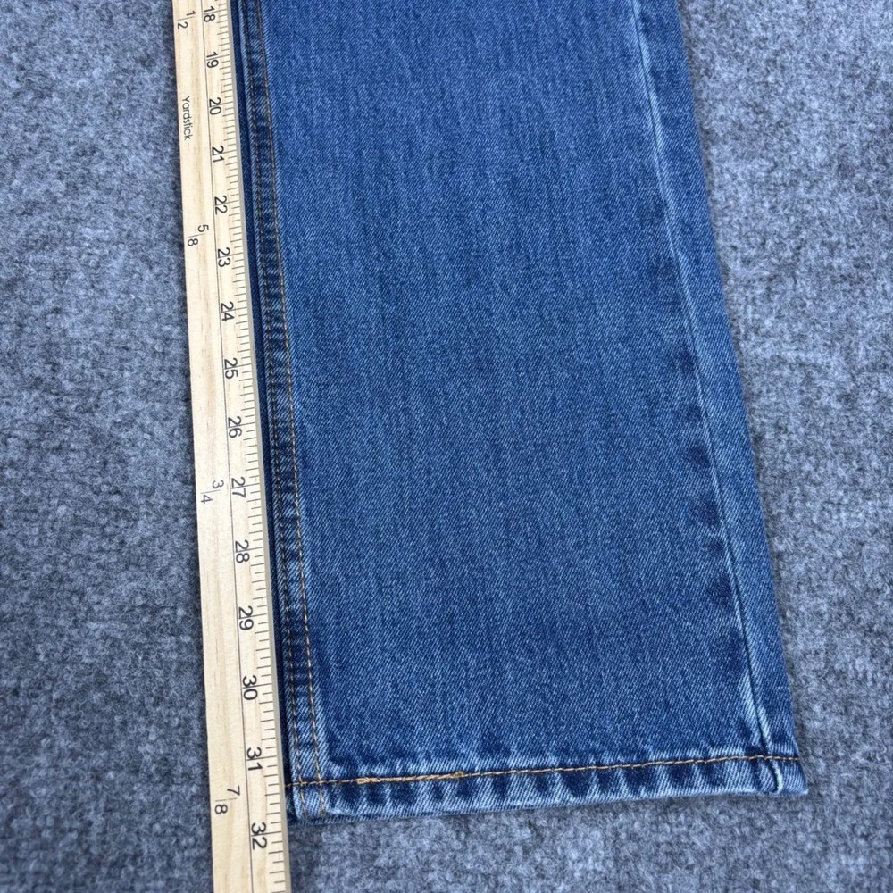 Levi's 505 Regular Fit Straight Leg Jeans Medium Wash Blue Denim 32x32 NWT